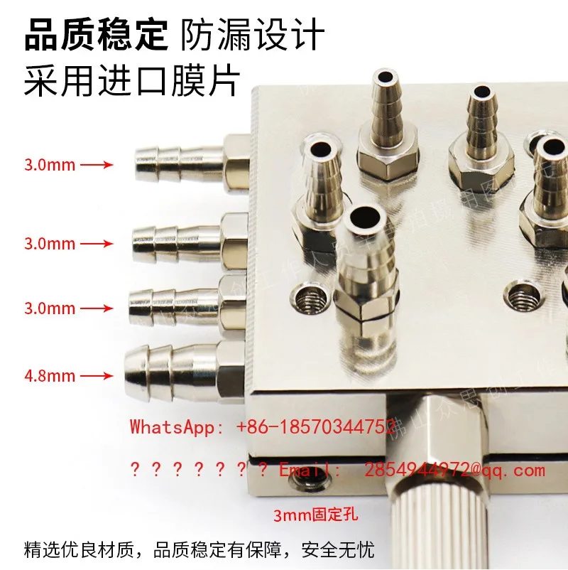 2026 Oral and Dental Accessories Dental Chair Triple Diaphragm Valve Pneumatic Water Control Valve Water Control Valve Diaphragm