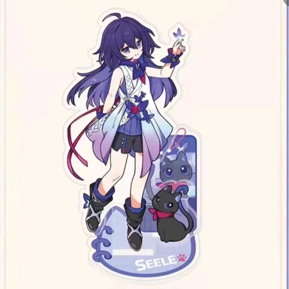 Новая сломанная железная дорога Star Dome вокруг серии Little Little Cat, вертикальная брендовая акриловая двойная вставка, украшение для столешницы