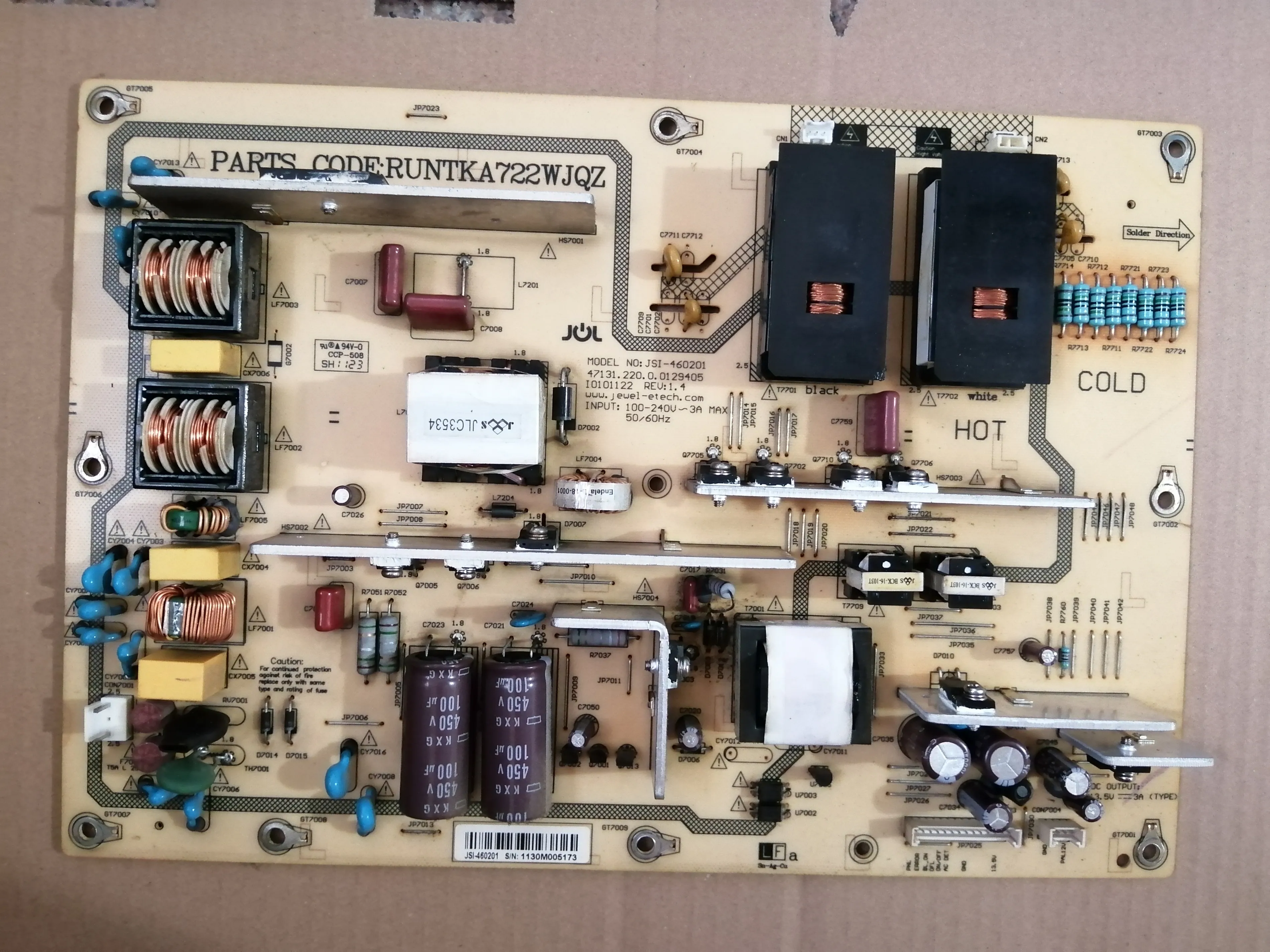 

LCD-46N120A 46G120A JS1-JSI-460201 RUNTKA722WJQZ