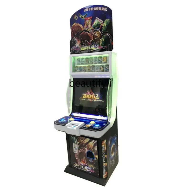 New Electric coin-operated beast battle, card machine, amusement machine, double shooting game machine