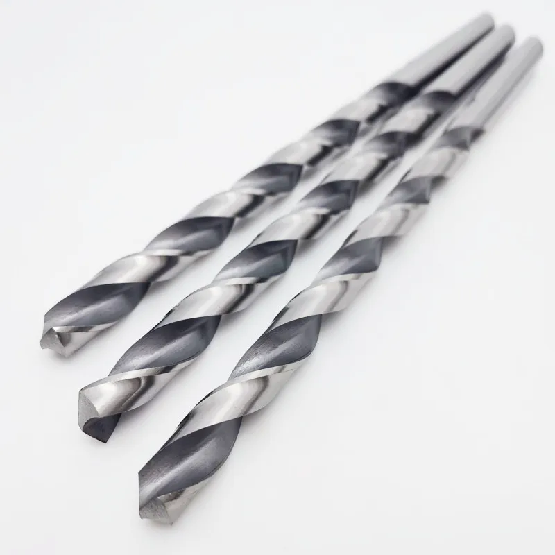 0.5-16mm HSS M2 Hardened Lengthen Drill Bit 60-500mm Extra-long High Speed Steel Straight Shank Twist Drill For Steel Metal Wood