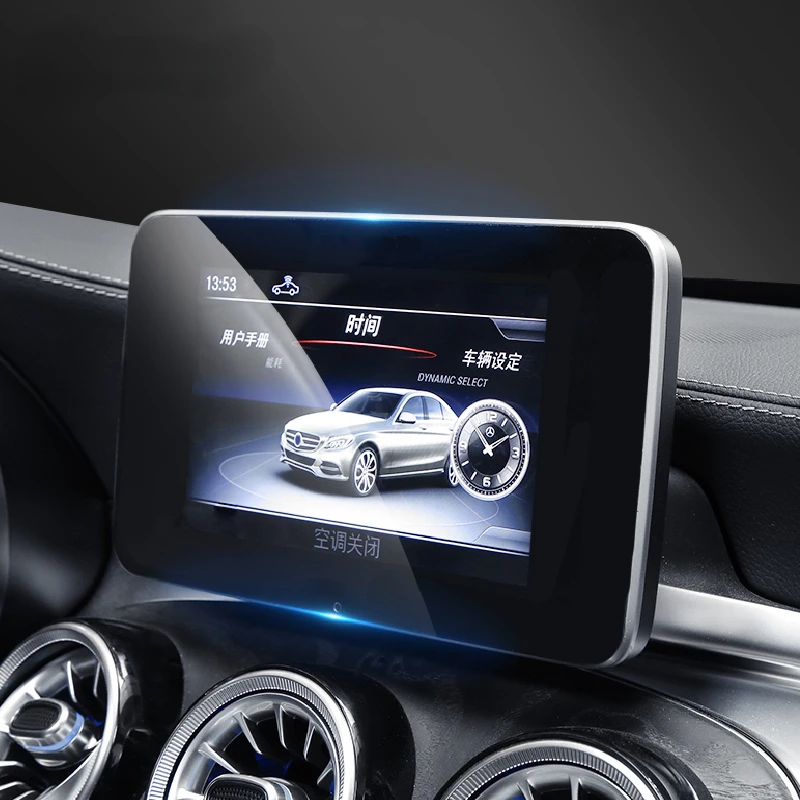 

For Mercedes Benz A-Class W176 A180 A200 A260 Car GPS Navigation Film LCD Screen Tempered Glass Protective Film Anti-scratch