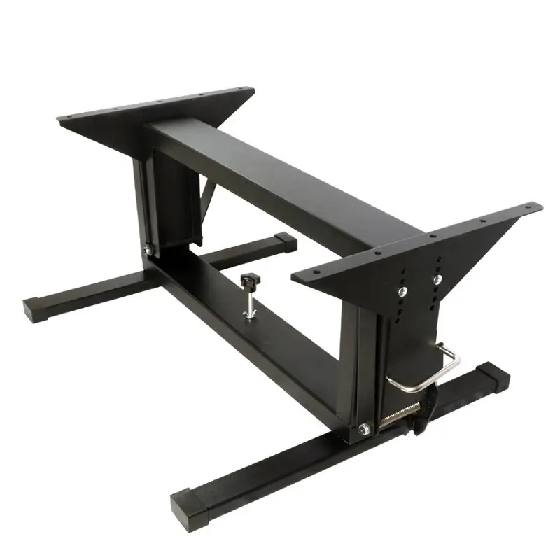 Camper Van Folding Table Frame with Adjustable Legs - Space-Saving Convertible Desk & Bed System for RV Interior Upgrade