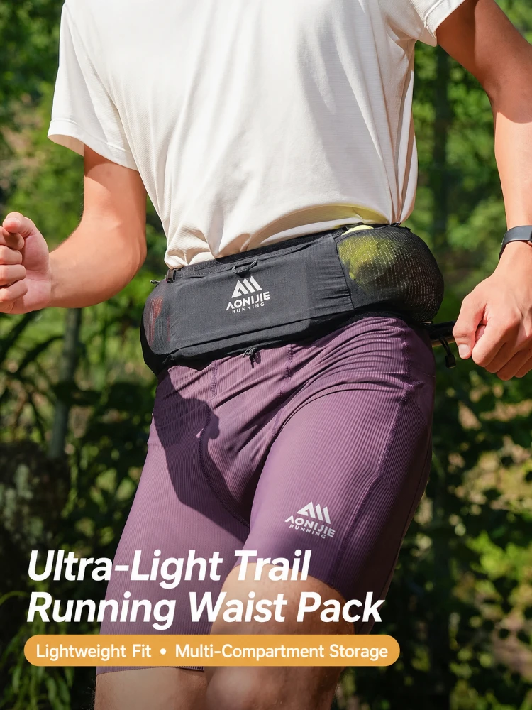 AONIJIE W8141 Mont Blanc 2.0 Running Waist Pack Professional Trail Running Belt Large Capacity Marathon Training Hydration Bag