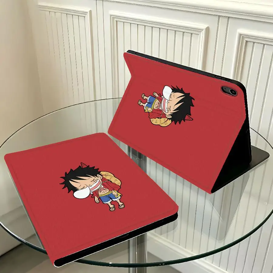 Ones Pieces Zoro Luffy with Pencil Slot Case for Xiaomi Redmi Pad SE K Pad 8.8 9.7 12.4 Inch Pad 5 6 7 8 Pro Pad 6s Pro 7 Ultra