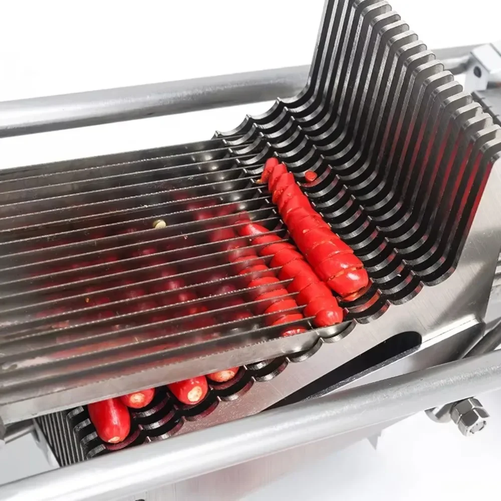 

Exquisite craftsmanship Small Portable Home and Industrial Stainless Steel Easy Operation Manual Chili Cutter Machine