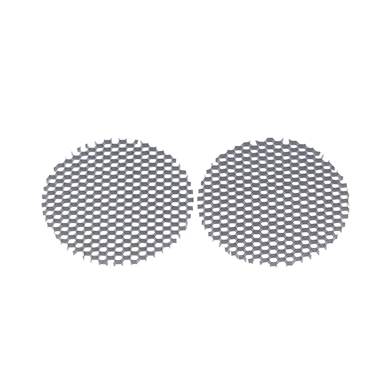 2Pcs 42-72mm LED Light Lamp Shade Downlight Spotlight Round Honeycomb Net Cover Black Anti-glare Anti-dazzling Light Aluminum