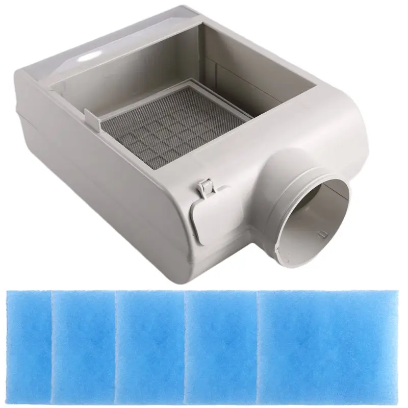 

【SPECIAL OFFER】Safety Vent Flap Upgrade, Indoor Dryer Vent,Screen Filter And Water Drawer System, For Electric Clothes Dryers