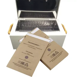 50 PCs Auto-Settlement Desinfektionstasche Einweg Manicure Autoklavenbeutel Kraftpapierreinigungsbeutel für Zahnwerkzeuge 10 Hauptzahnverkäufe Bolsa - №2