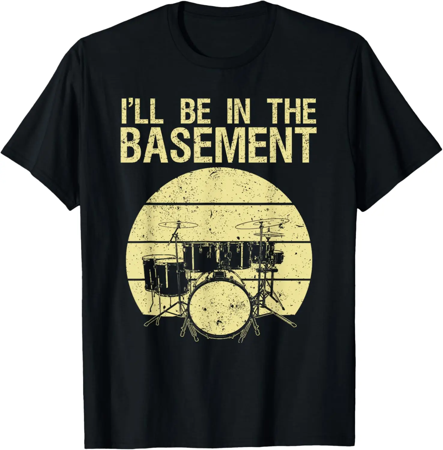 

Забавный барабанный рисунок для мужчин и женщин, барабанная установка, футболка барабанщика