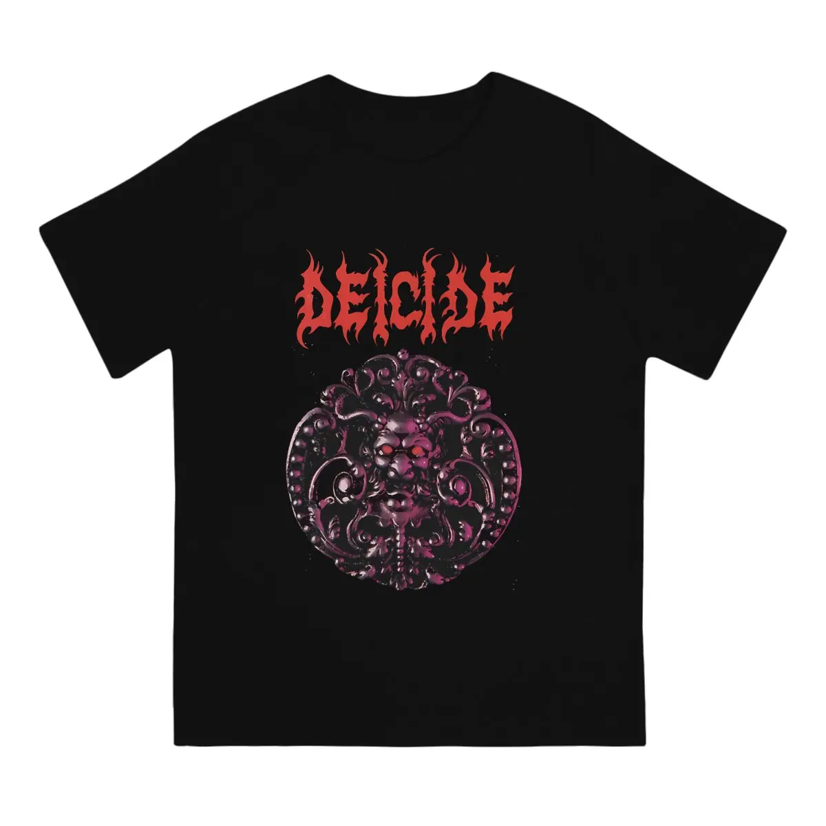 Band Metal Slayer Men TShirt Deicide Crewneck Tops 100% Cotton T Shirt Humor Top Quality Birthday Gifts