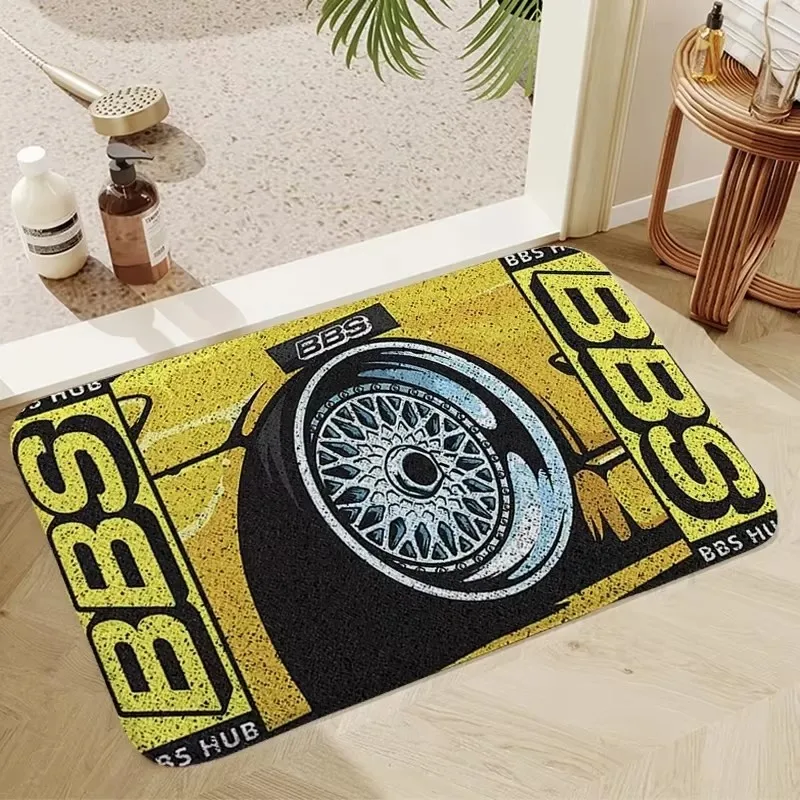 BBS Bath Mats Washable Non-slip Kitchen Mat Balcony Room Rug Carpet Home Foot Bathroom Doormat Entrance House Hallway Decoration