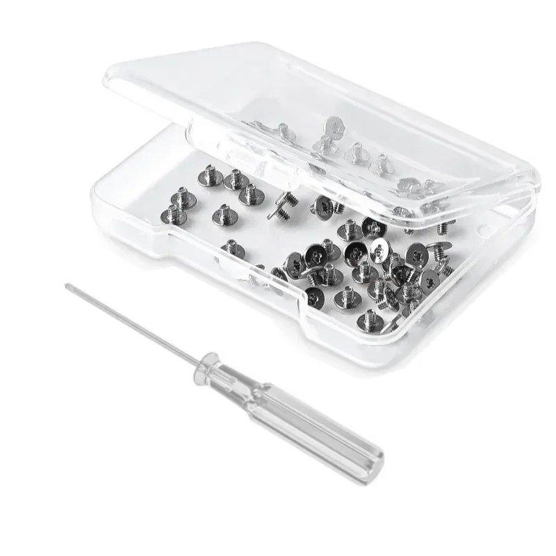 50PCS M.2 SSD Screw Kit with Screwdriver Phillips Flat Head Stainless Steel NVMe Mounting Screws for PC Laptop Repair