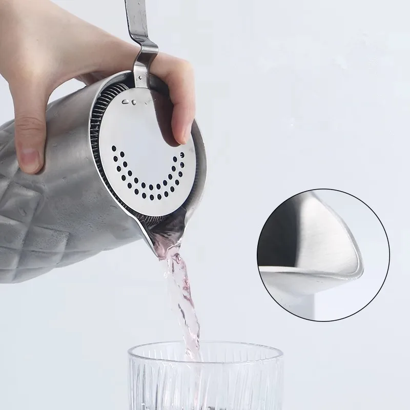 

580ml / 750ml Cocktail Mixing Glass Stirring Tin Double-walled And Vacuum Insulated For Temperature Consistency Barware