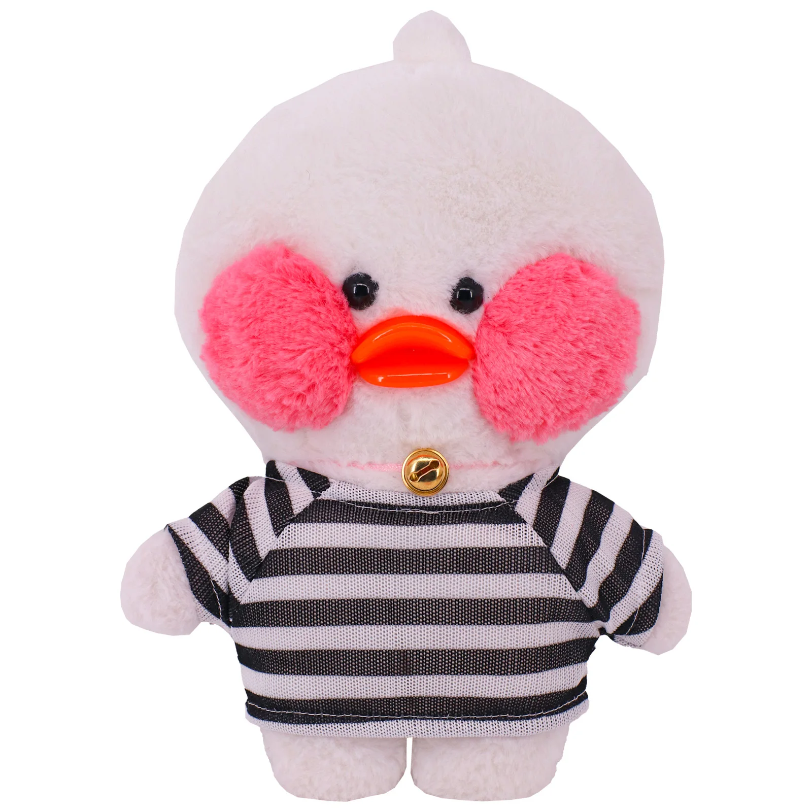 Hot Sweater 30cm Lalafanfan Duck Clothes For Plush Toy Print Clothes Accessories Soft Animal Dolls Toys Children\'s Birthday Gift