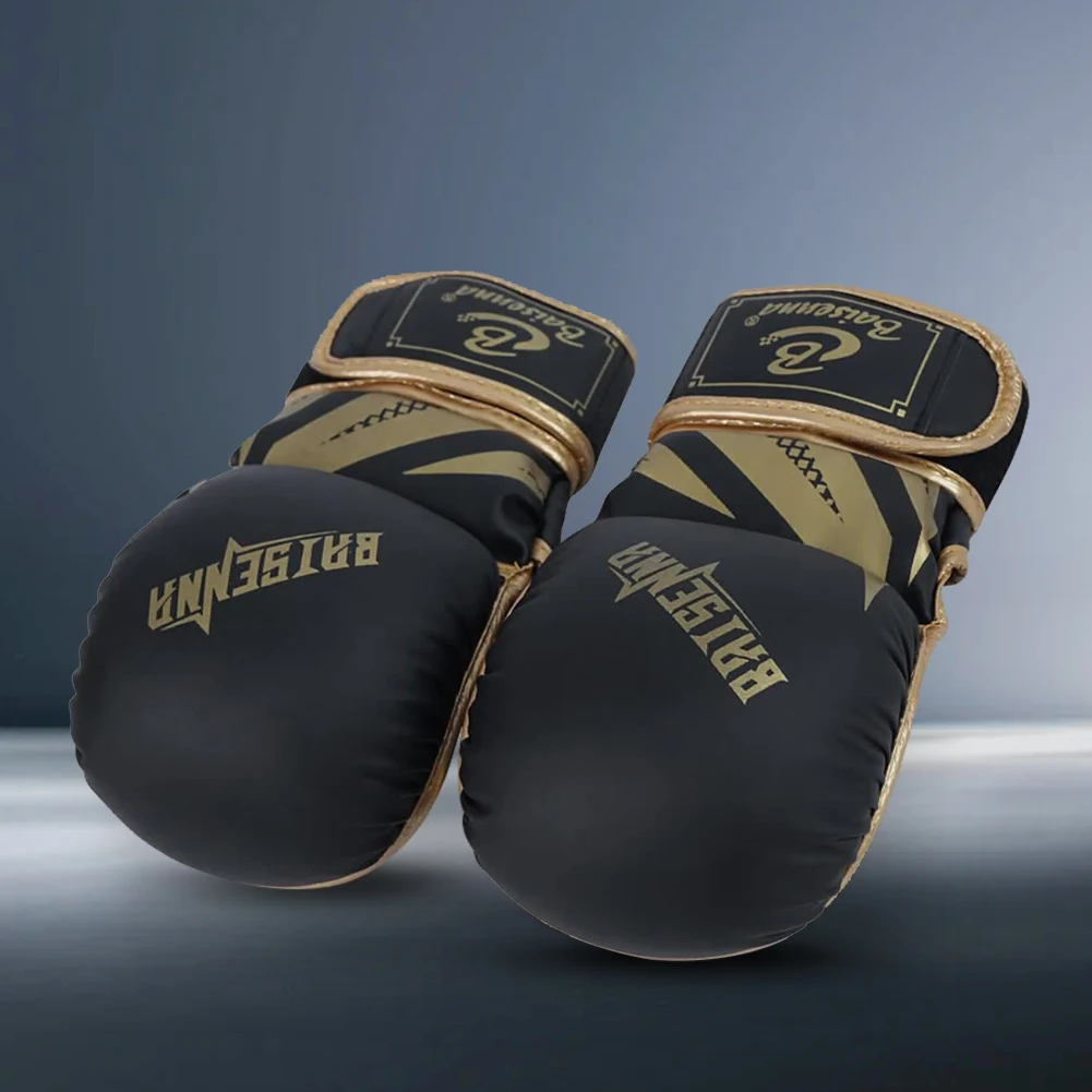 Half Finger Training Gloves Thickened Heavy Punching Bag Gloves Fight Gloves Boxing Training Accessories for Adult Children