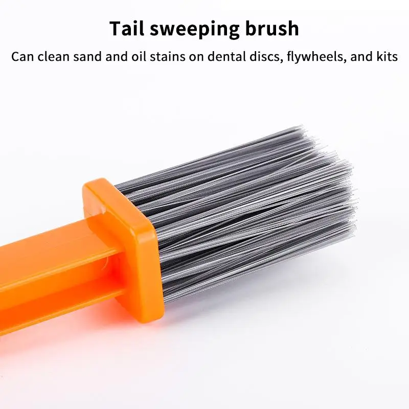 Motorcycle Chain Brush Cleaner Plastic Bicycle Motor Brush Clean Chain Cleaner Outdoor Scrubber Road Care Tools Motorcycle Parts