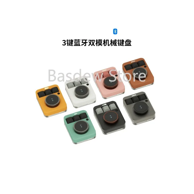 Aluminum Alloy Bluetooth Dual-Mode Wireless Custom Designer Keypad KB03B-01