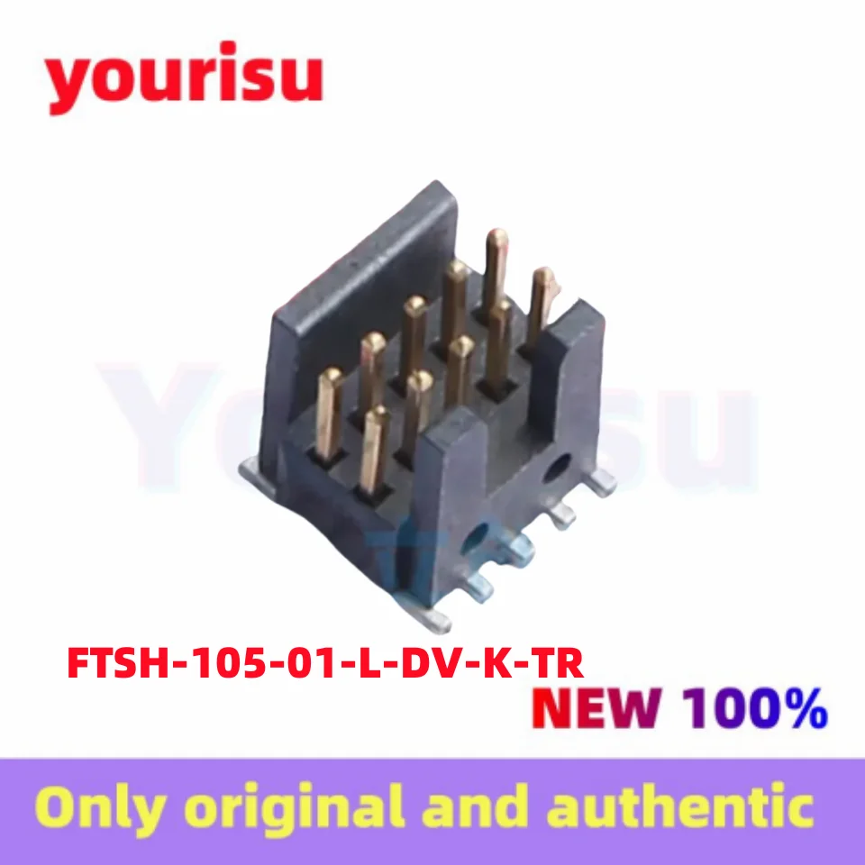 5-20Pcs/Lot Original FTSH-105-01-L-DV-K-TR FTSH-105-01-L-DV-K 1.27mm pitch-10Pin needle holder