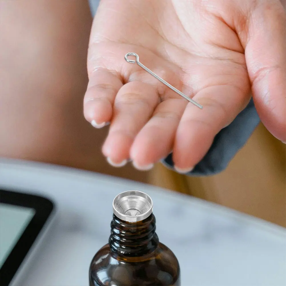 

3Sets Stainless Steel Liquid Funnel Set Miniature Funnels for Bottles Small Funnel Replacement Tool Perfume Filling Supply