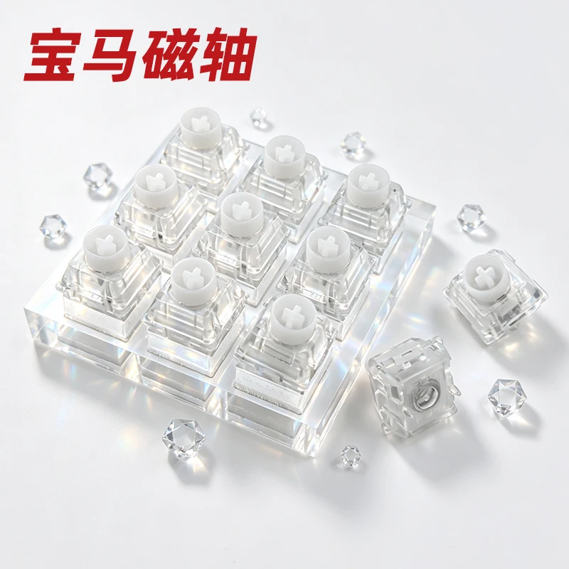 TTC Horse Magnetic Axis Innovative Built-In Axis Sound Package Dual Light Position Transparent RGB Magnetic Axis Keyboard Switch