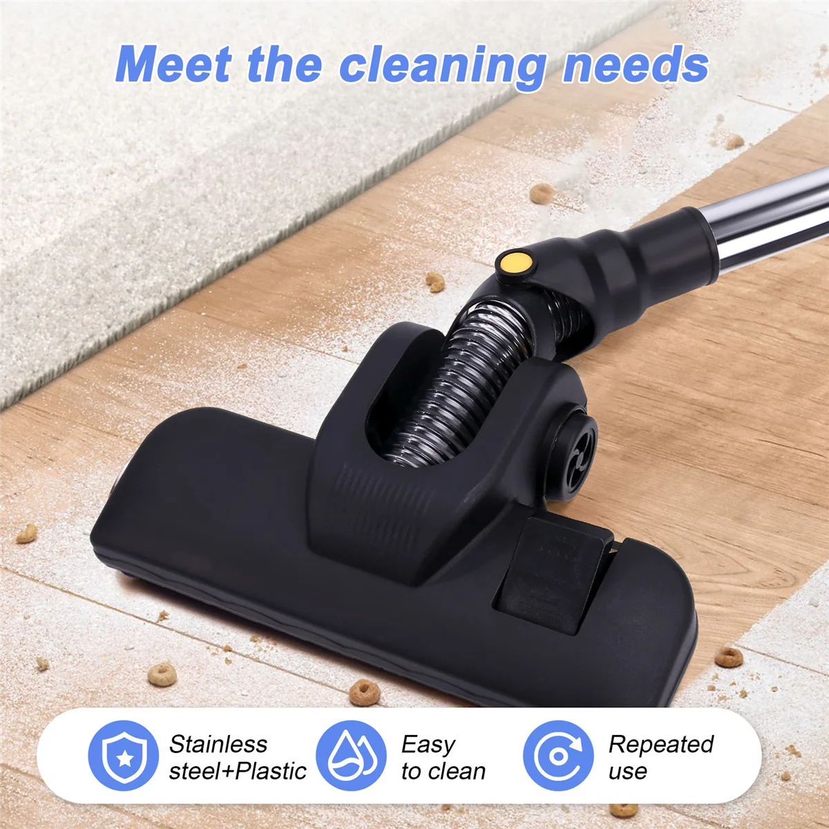 FNJK-Щетка для пылесоса, комбинированная щетка с адаптером 32 мм, аксессуары для пылесосов, насадка для пылесоса
