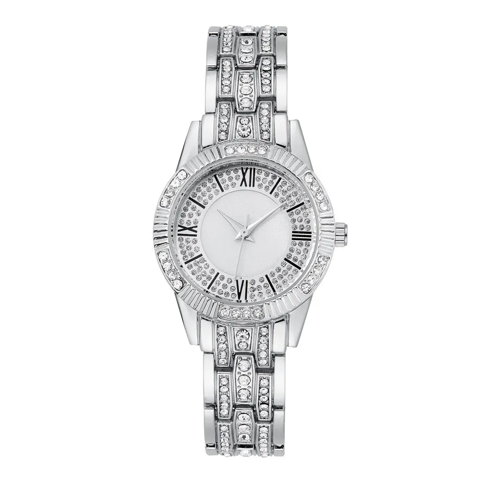 2023 wiosenny damski zegarek moda ren-diament kwarcowy bransoletka do zegarka zestaw złota tarcza prosty siatka z różowego złota luksusowy zegarek damski