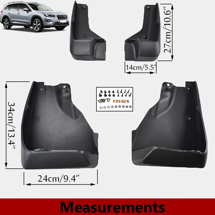 For Subaru Forester SK 2018 2019 2020 Mudflaps Splash Guards Mud Flaps Flap Mudguards Fender Front Rear Car Accessories