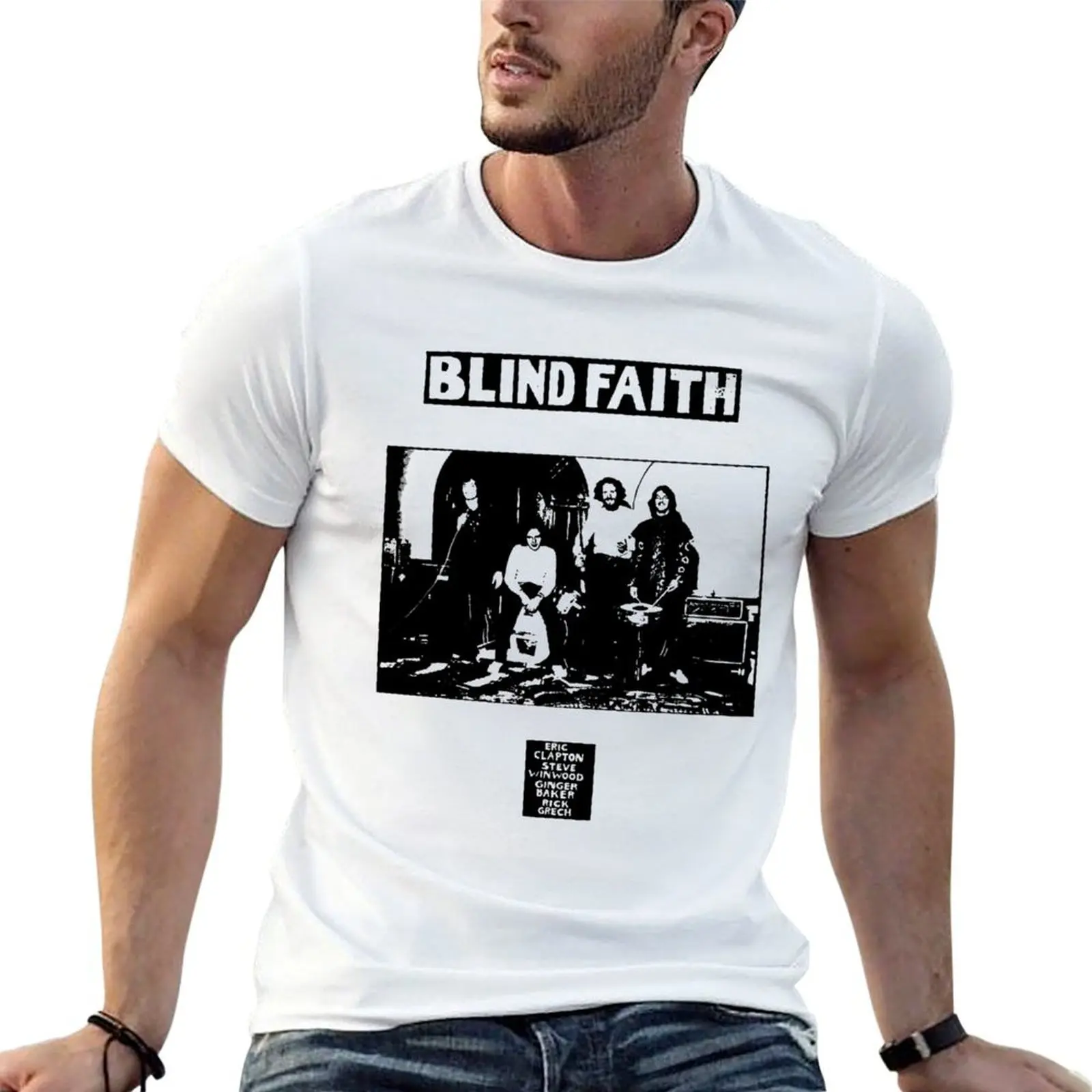 

Blind Faith T-Shirt g man t shirts for men t shirt men 100% cotton luxury brand printed t shirts for man T-shirt