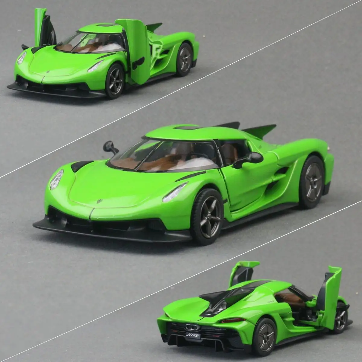 Afbeelding 6: KiNSMART Speelgoedautomodel 1/40 Koenigsegg Jesko Absolut Super Sport Diecast Miniatuur Trek Voertuig Collectie Cadeau Voor Kid Jongen