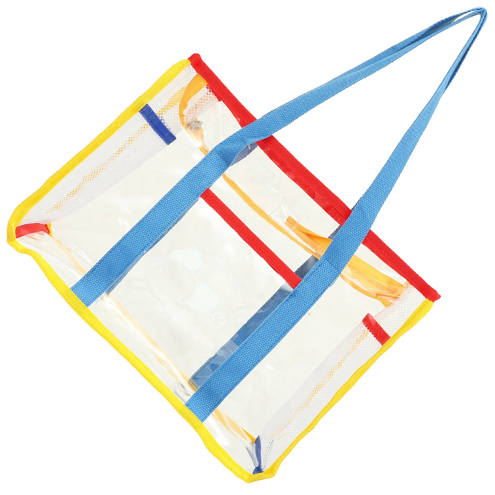 حقيبة كتف مفردة للشاطئ خفيفة الوزن ومتينة لتنظيم أدوات السفر وحقيبة شاطئ شبكية كبيرة مفتوحة للنساء