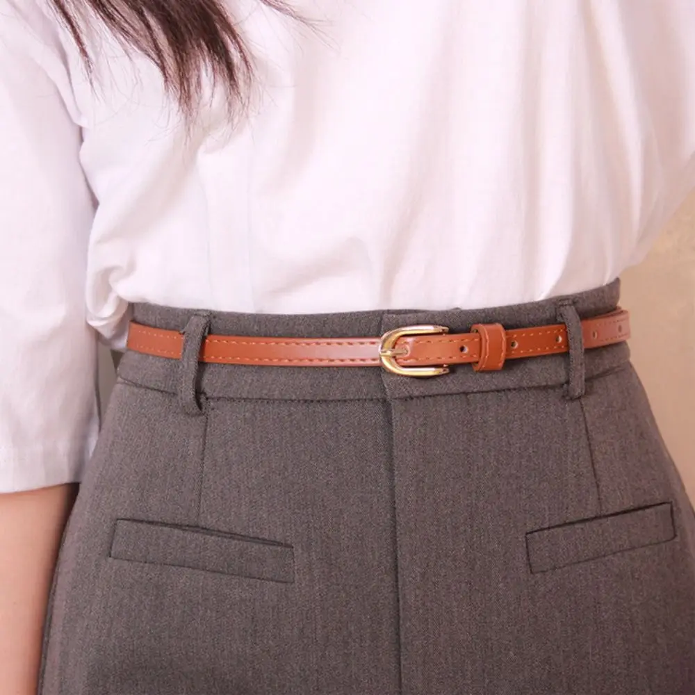 ピンバックル付きPUレザーベルト,多用途ベルト,レトロスタイル,カジュアル,ファッショナブル,ラグジュアリー