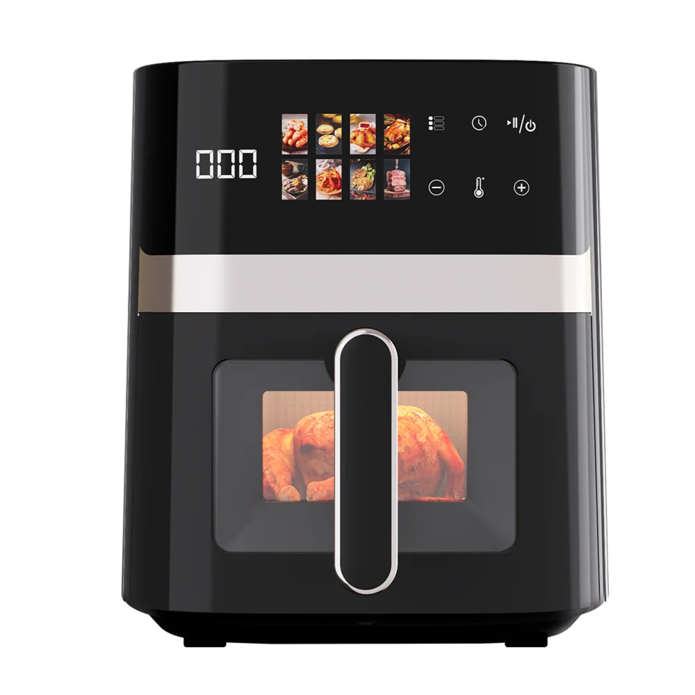 

Портативная умная фритюрница большой емкости, бытовая мощная машина для картофеля фри, визуальная электрическая фритюрница