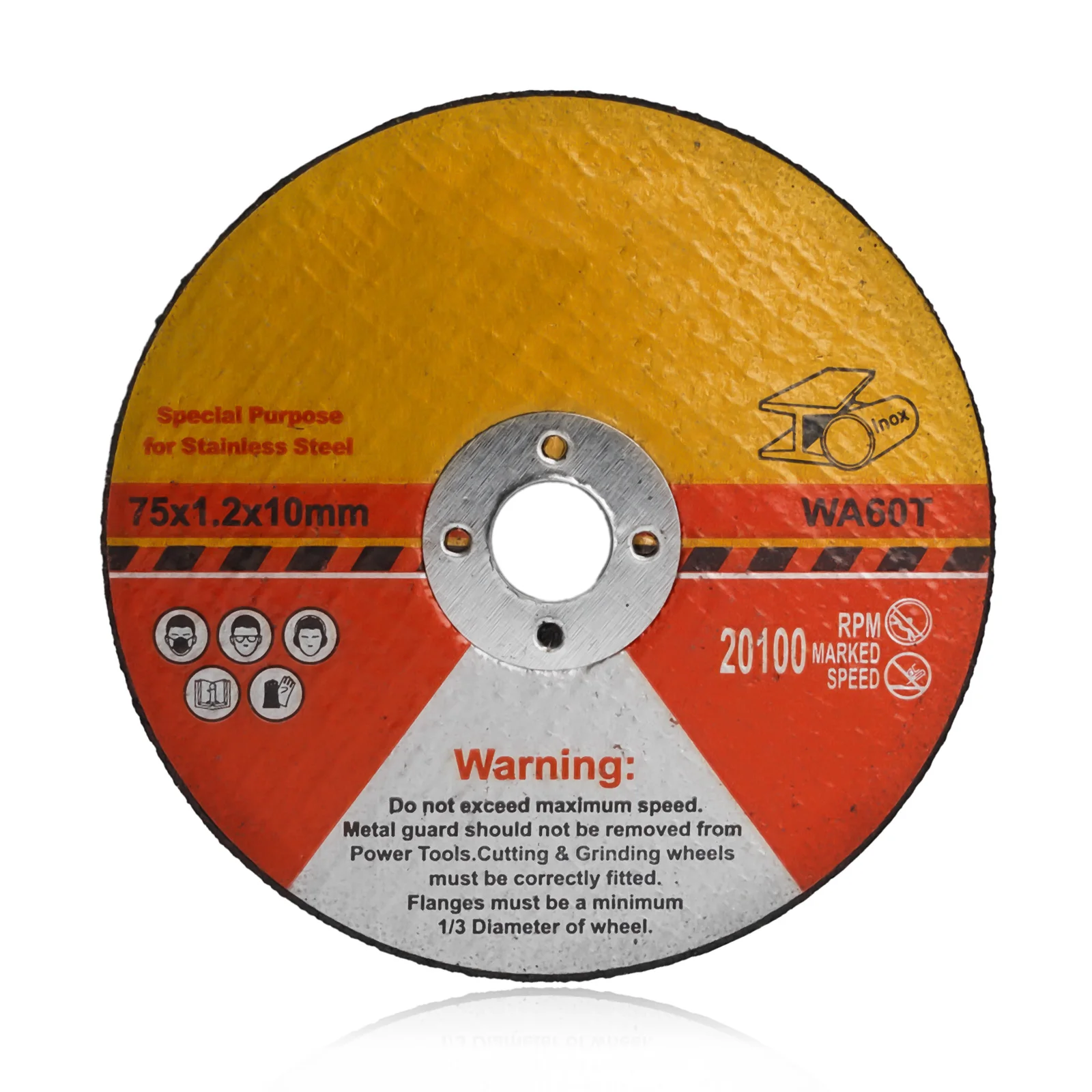 Disco Circular de resina para amoladora angular, disco de corte para amoladora angular, herramientas eléctricas para el hogar, piezas de repuesto, 75mm, 15 unidades