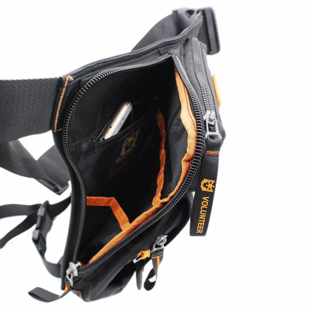 Motorcycle Rider Men Fanny Waist Pack Belt Hip Bum Drop Thigh Pouch Crossbody Shoulder Bags Oxford Leg Bag