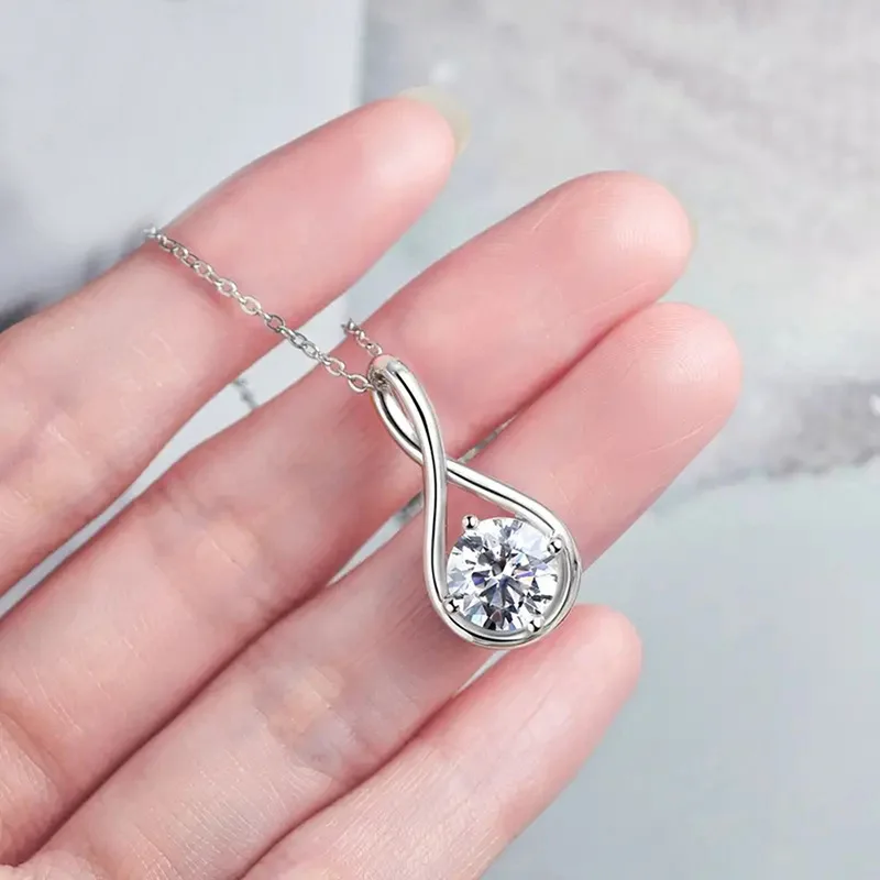 

GLMS 8mm S925 Pure Silver Necklace, Luxury Minimalist High-End Jewelry, Ideal Gift