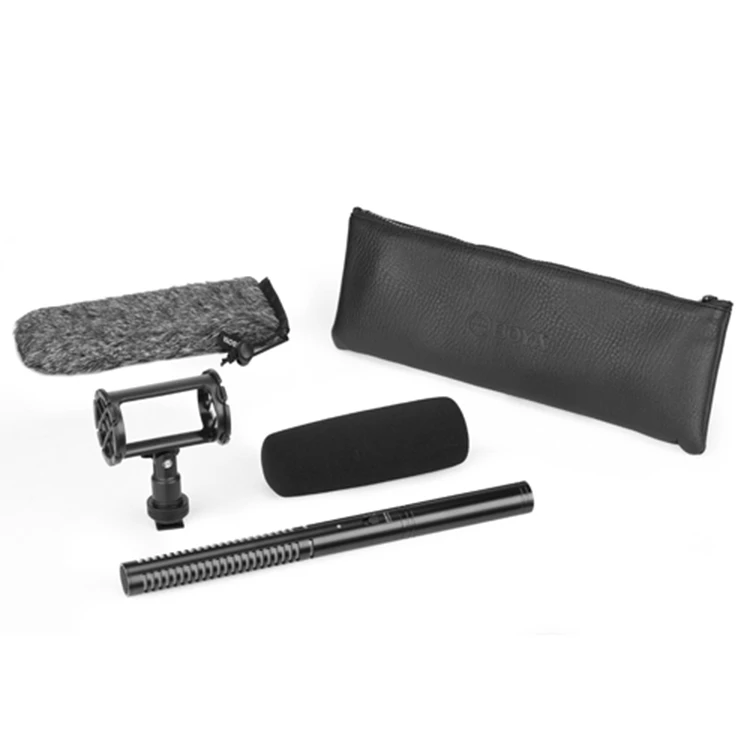 BOYA-Microfone de espingarda profissional, microfone condensador super cardióide para filmadora DSLR de vídeo, BY-BM6060