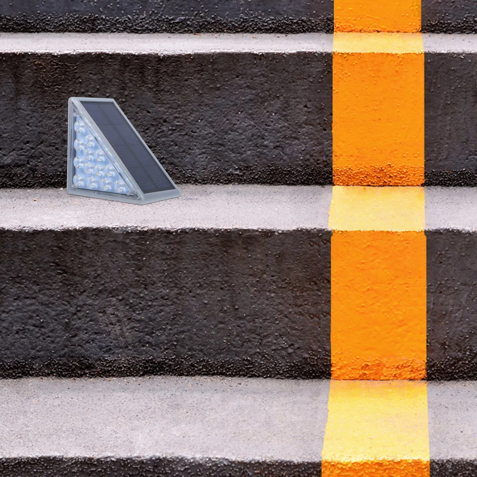 

Солнечные светильники для ступеней, треугольные светодиодные фонари для лестниц, дорожек, двора, сада, декоративные, на солнечной энергии, водонепроницаемые, для уличного освещения