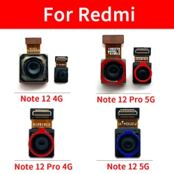 Front Back Camera For Xiaomi Redmi Note 12 Pro 4G 5G Rear Backside Selfie Frontal Facing Camera Module