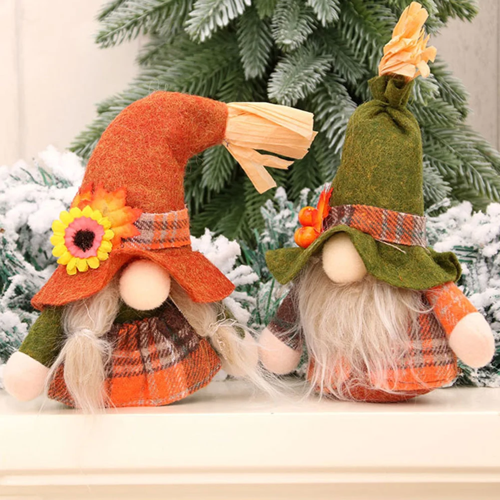 Weihnachten gesichtslose alte Mann Puppe Elf Zwerg Plüsch Ornamente für Weihnachten Halloween Thanksgiving Dekoration Geschenk