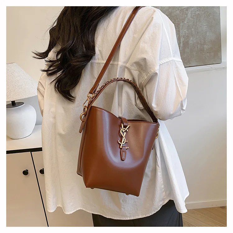 2025 Luxury Bucket Bag for Women, Premium Tote & Crossbody Bag, Minimalist Designer Purse, Chic Commuter Bag