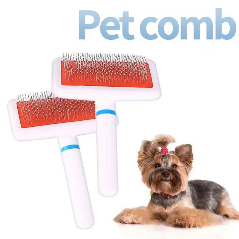 Pet brush cross-border dog comb stainless steel needle comb cat and dog pet dog brush cleaning products