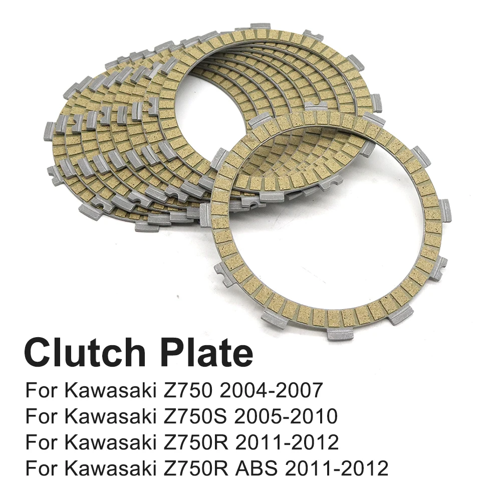 

For Kawasaki Z750 2004-2007 Z750S Z750R Z750 R ABS 2011-2012 Motorcycle Clutch Friction Disc Clutch Plate Kit Accessories