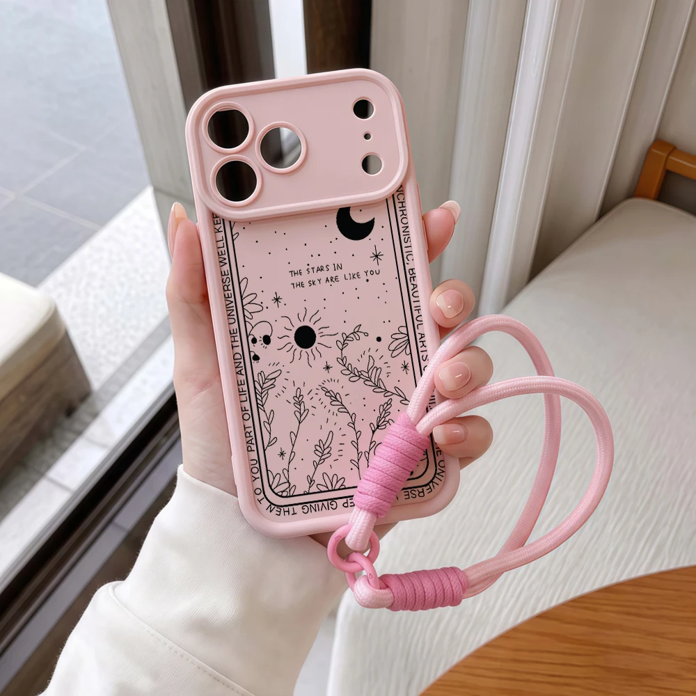 Handyhülle für Samsung Galaxy Note 20 S25 S26 Plus S24 S23 FE S25 S24 S23 Ultra A55 A56 5G Vintage Tarot Lanyard Silikonhülle – Detail 8