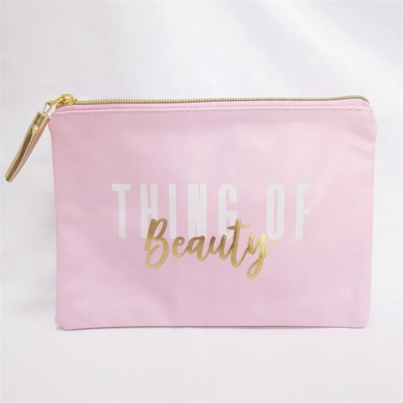 custom.Chuanghua High Capacity Zipper Bag Women Pu Leather Pouch Purse Designer Makeup Bags