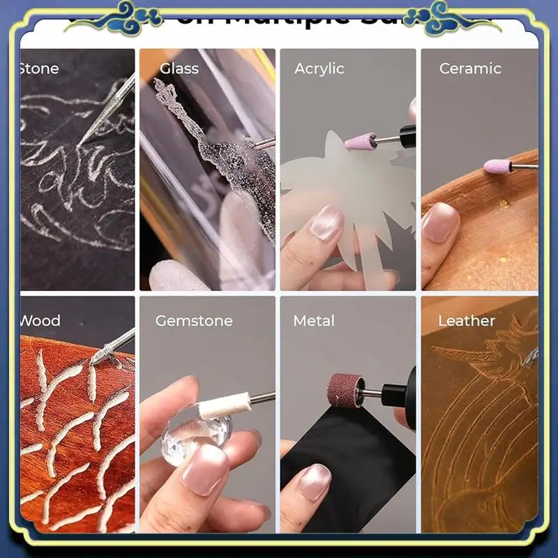 

Latest Engraving Pen, 44 In 1 Craft Engraving Tool, Large Capacity Rechargeable Rotary Tool Engraving Pen For Engraving Crafts
