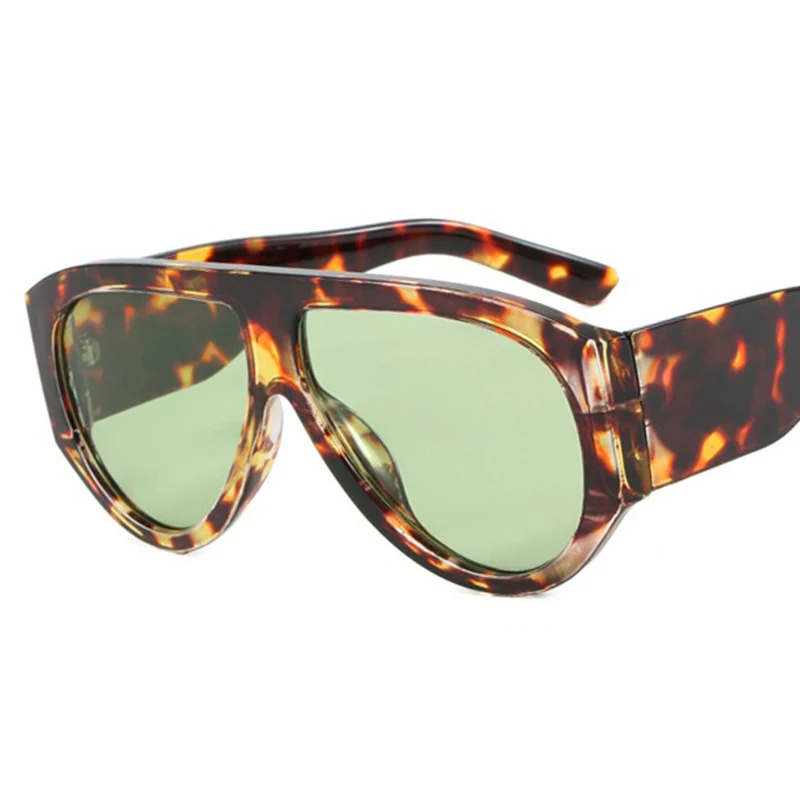 Luxury Oversized Pilot Men\'s Sunglasses Ins Popular Fashion Gradient Rivets Decoration Sun Glasses For Man Vintage Retro Shades