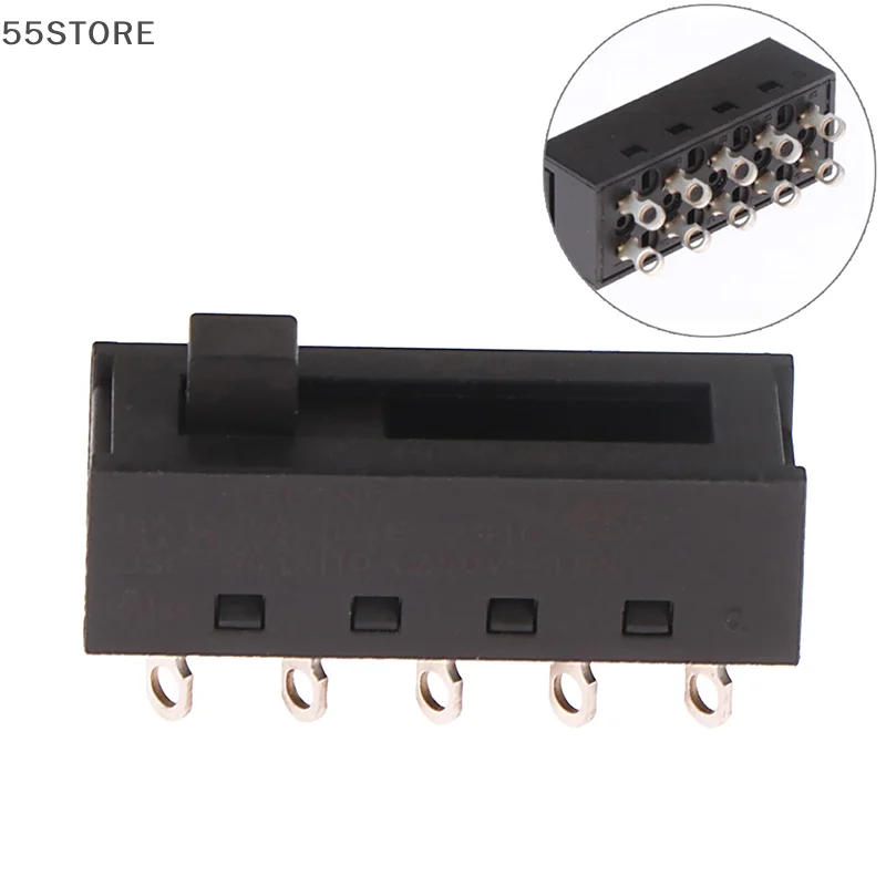 16A High Current 10Pin 4-speed Toggle Switch Four-Speed Switch Slide Switch Hair Dryer DSE-2410