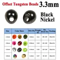 20 piezas de 3.3 mm negras