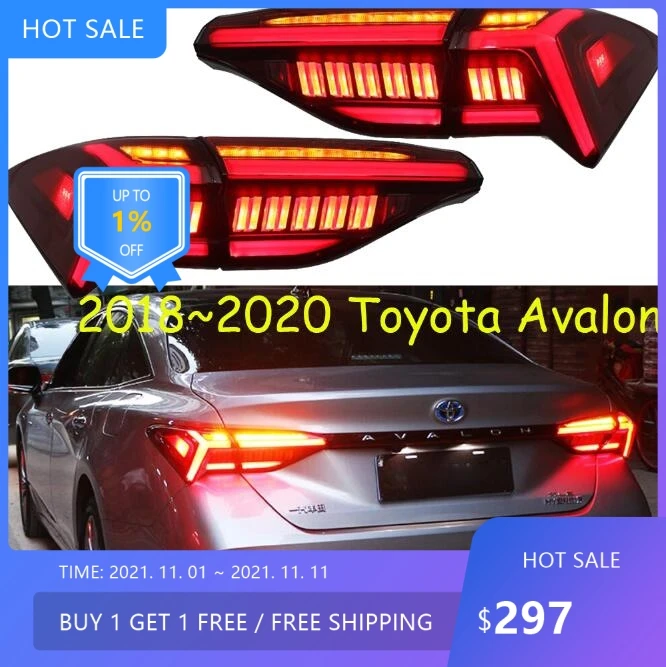 

2018~2020y tail light for Avalon taillight LED auto accessories Taillamp for Avalon rear light fog
